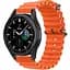Ремешок для Samsung Galaxy Watch 4 Classic 46mm - оранжевый ширина крепления 20мм силикон Watchbands Hump (W22-1WB87751991) - миниатюра 1