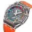 Наручний годинник чоловічий Skmei 2100 Orange, 2100OG (18431) - мініатюра 3