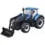 Детская игрушка ТехноК 9666TXK трактор New Holland T7.315 с фронтальным погрузчиком - миниатюра 1