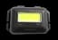 Ліхтарик налобний LED COB 10W (реал.3-5W) чорний пласт(3реж.+стробоскоп+ремінець 3*ААА) (T89) R - мініатюра 1