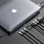 USB-хаб Baseus Enjoyment Series Type-C Notebook (PD/HDMI*2/VGA/RJ45/SD/TF/USB*3/Adapter) Dark Gray - мініатюра 2