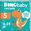 Набір підгузків-трусиків Dino Baby 5 (11-25 кг) 102 шт. (3 уп. по 34 шт.) - мініатюра 1