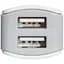 Авто зарядний пристрій Hoco Z23 2USB Lightning колір Білий - мініатюра 4