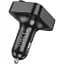 FM-трансмиттер Hoco E85 Tiger PD20W+QC3.0 Black [129643] - миниатюра 4