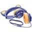 Наушники Hoco Cat ear headphones with mic W36 голубые 6931474770417 - миниатюра 8
