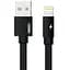 Кабель Remax RC-094i Kerolla USB - Lightning (M/M), 2 м, Black (6954851284680) - миниатюра 1