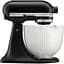 Чаша KitchenAid 5KSM2CB5PCC керамічна, з ручкою, текстурована 4.7 л біла (5KSM2CB5PCC) - мініатюра 3