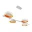 Потолочный светильник Brille подвесной BR-01 666S/4 LED 20W NW WH/G - миниатюра 1