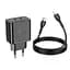 Сетевое зарядное устройство Hoco N35 2 Type-C PD 45W черный + кабель Type-C to Lightning - миниатюра 4