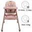 Стульчик для кормления Kidwell Karimi 2 в 1 Pink (5901130091171) - миниатюра 8