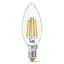 Лампочка Videx Filament C37F 6W E14 3000K 220V (VL-C37F-06143) - мініатюра 1