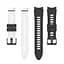 Браслет Ricco для Samsung Galaxy Watch 4 - чорно-білий ширина кріплення 20мм силікон Watchbands (W19-1WB21134651) - мініатюра 3