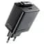 МЗП Acefast A110 GaN With Retractable Cable Type-C PD30W (1USB-C) Black - мініатюра 1