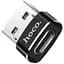Адаптер Hoco UA6 USB to Type-C converter Чорний - мініатюра 1