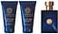Набор Versace Dylan Blue Pour Homme 50 мл туалетная вода, 50 мл гель для душа, 50 мл бальзам после бритья - миниатюра 1