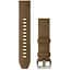 Ремінець для Garmin Marq Gen2 QF 22 Hybrid Leather Strap Tundra/Black - мініатюра 1