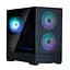 Zalman Корпус P30 AIR без БП, 1xUSB3.0, 1xUSBType-C, 3x140мм ARGB, VGA 392мм, LCS ready, TG Side Panel, mATX, чорний - мініатюра 2