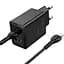 СЗУ Hoco N71 Nuevo PD30W+QC3.0 (1USB-A/1C) + кабель Type-C to Type-C Black - миниатюра 4