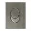 Панель змиву пластикова Koer KT-0606-07 157x198x3mm, кнопка закруглена графіт KR5712, Графит - мініатюра 4