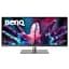 TFT 34" BenQ PD3420Q, IPS, WQHD, 2 x HDMI, DP, USB-C, USB-hub, HAS, колонки, темно-сірий - мініатюра 4