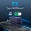 Зарядный адаптер блок Baseus GaN 5S Fast Charger 30 W P10162504523-00 фиолетовый - миниатюра 9