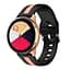 Браслет D2 Normal для Samsung Galaxy Watch 4 - черно-розовый ширина крепления 20мм силикон Watchbands (W37-2WB54973717) - миниатюра 2