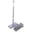 Плоска швабра для миття підлоги Household HP-35015-35G зі змінними серветками 130 см Сірий - мініатюра 1