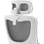 Офисное кресло GT Racer X-5728, бело-серое (X-5728 White/Gray) - миниатюра 11