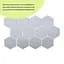 Дзеркальний декор Wall Sticker SW-00002513 акриловий самоклеючий 125х105 мм 12 шт. срібло - мініатюра 3