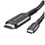 Кабель мультимедийный USB-C to HDMI M 2.0m 4K60Hz black ColorWay (CW-CBCHD077-BK) - миниатюра 3