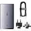 МЗП Baseus GaN5 Pro Ultra-Slim Fast Charger C+U 65W Gray With Xiaomini White Cable Type-C to Type-C 100W 20V/5A 1m CCGP150113 Black - мініатюра 1