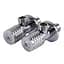 Набір кранів кутових Q Professional Exlusive кераміка 1/2″X1/2″ 9999 Chrome(1уп.) - мініатюра 1