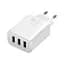 Мережевий зарядний пристрій Baseus Compact Charger 3U 17W 3USB White (CCXJ020102) [74464] - мініатюра 2