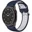 Браслет Galaxy Uniq для Samsung Galaxy Watch 6 Classic 43mm 6 Classic 47mm - синьо-білий ширина кріплення 20мм силікон Watchbands (W40-4WB56377686) - мініатюра 1