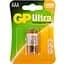 Батарейка GP ULTRA ALKALINE, 24AUHM-2UE2 LR03, AAA (2шт бл.) - мініатюра 1