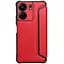 Шкіряний чохол-книжка GETMAN Razor (PU) для Xiaomi Redmi 13C / Poco C65 Red - мініатюра 2