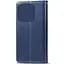 Кожаный чехол-книжка GETMAN Gallant (PU) для TECNO Spark 10 Pro Синий - миниатюра 3