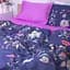 Простирадло MirSon Сатин 22-1356 Of wind flowers 240х220 см бузкове - мініатюра 2