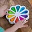 Игрушка тактильная Fat Brain Toys dimpl digits Цветные лепестки (F275EN) - миниатюра 4