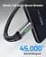 Кабель INIU USB C, [3 одиниці 3.1A] QC3.0 швидке заряджання USB типу C, плетений нейлон (1,6+6,6+6,6 футів) - мініатюра 7