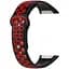 Ремінець DK Silicone Sport Band Nike для Honor Band 6 / 7 (012812) (black / red) - мініатюра 2