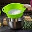 Сито пластикове Ø 22 см, Kitchen Master Салатовий 87642 - мініатюра 8
