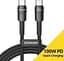 Кабель Essager Star 100W USB Charging Cable Type C to Type C 1 м Black (EXCTT1-XC01) - миниатюра 8