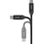 Кабель Choetech XCC-1035-BK, преміум якість USB2.0 С-папа/C-папа, 1,2 м. (XCC-1035-BK) - мініатюра 2