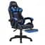 Крісло геймерське Hanert G-Force з підставкою для ніг Black/Blue - мініатюра 2