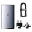 Зарядний пристрій Baseus GaN5 Pro Ultra-Slim 65W 1Type-C+1USB+Cable Type-C to Type-C 100W CCGP150113 Grey - мініатюра 4