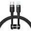 Кабель Baseus Cafule Cable Type-C to lightning PD 18W 1 м Сірий+Чорний - мініатюра 1