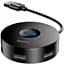 USB-хаб Baseus Round Box 4-Port USB-A Black 0.1 м [CAHUB-F01] [77939] - миниатюра 1