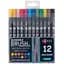 Набор маркеров Santi Brush Marker акварельные двухсторонние 12 шт. (391055) - миниатюра 1
