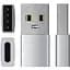 Адаптер Satechi Type-A to Type-C Adapter Silver (ST-TAUCS) - мініатюра 4